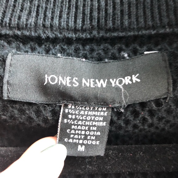 Men’s textured long sleeve sweater with zipper - Picture 3 of 3